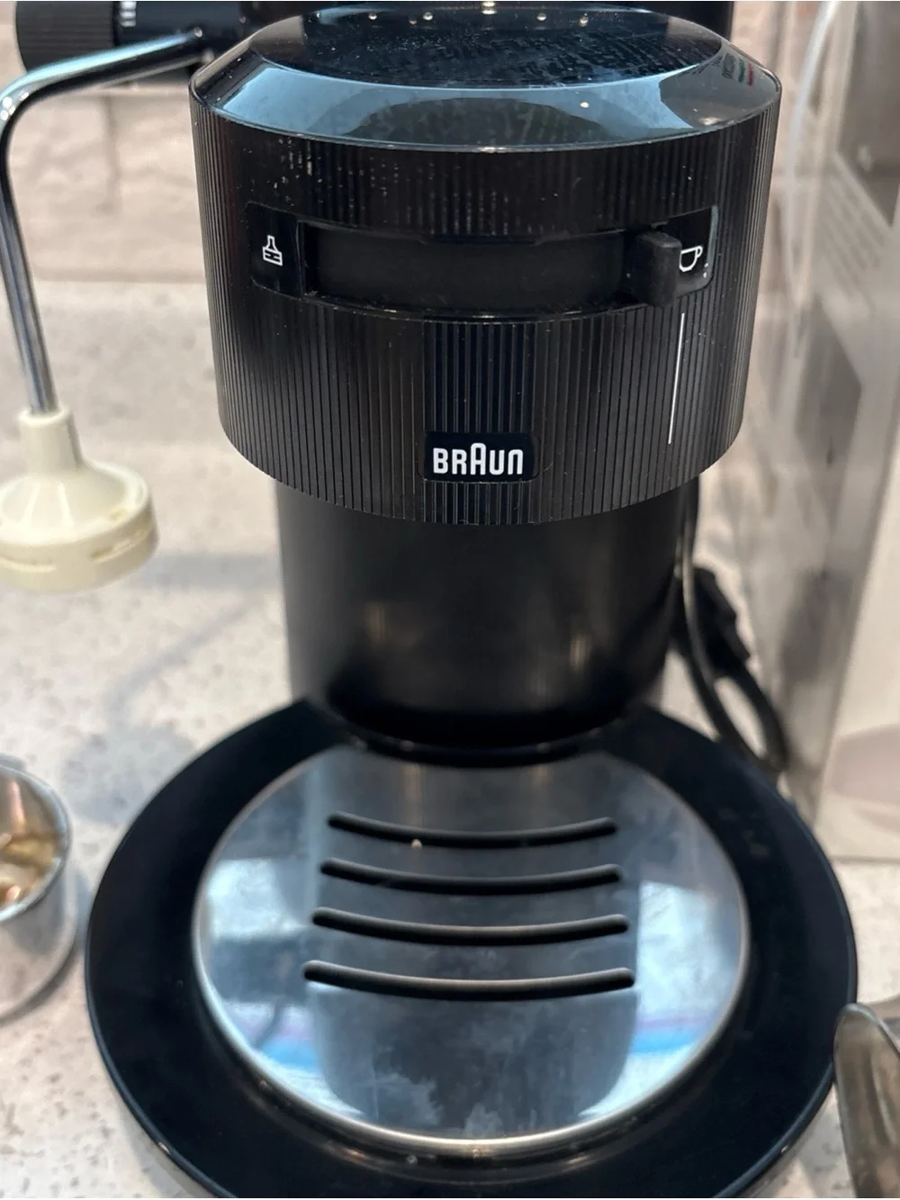 Braun Black Espresso Maker with Milk Frother